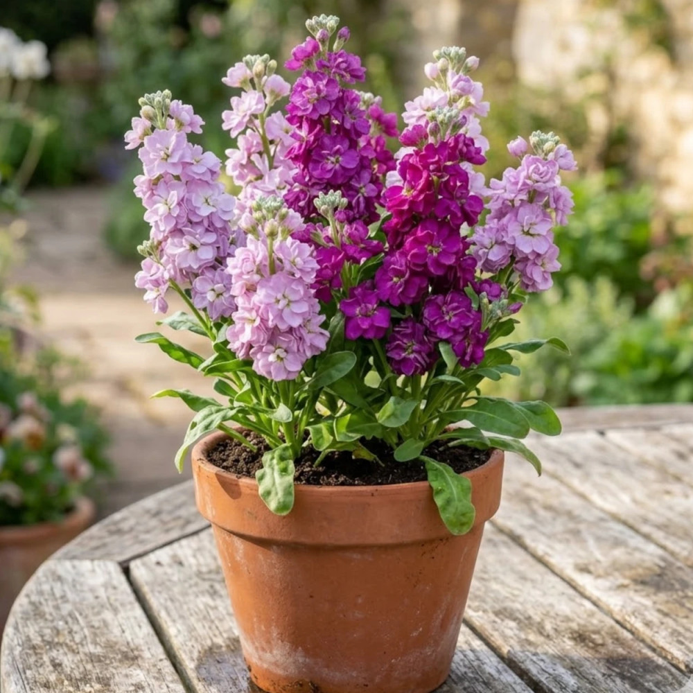 Giroflée vendue chez https://plantes-avenue.fr/